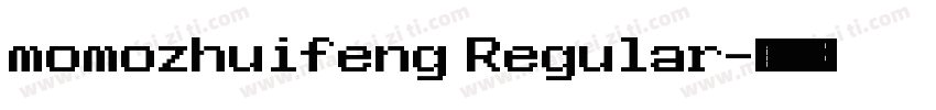 momozhuifeng Regular字体转换
